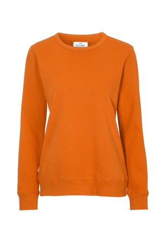 Dámská mikina CREW NECK Cottover Oranžová Front