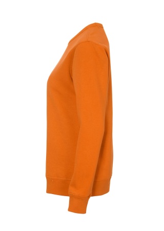 Dámská mikina CREW NECK Cottover Oranžová Side