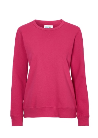 Dámská mikina CREW NECK Cottover Cerise, třešňová  Front