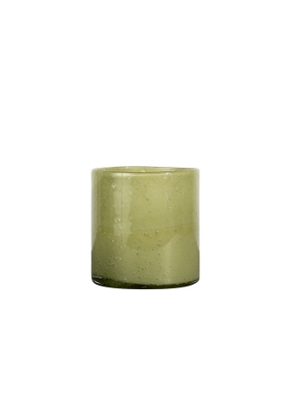 VASE/CANDLE HOLDER CALORE M, GREEN BYON Front