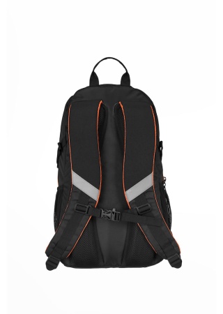 Batoh Active Line Daypack BLACK/ORANGE Back