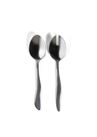 SALAD SERVER SET WAVERLY, SILVER BYON Front