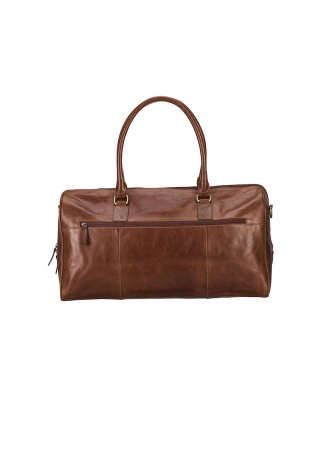 Kožená cestovní taška LEATHER LINE TRAVELBAG COGNAC Back