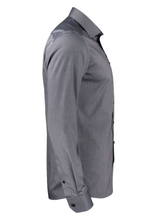 Košile GREEN BOW 01 - slim fit GREY Side