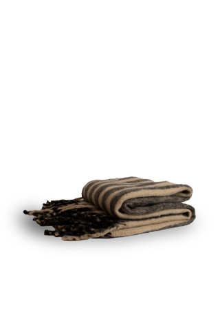 THROW EDIEN, BLACK/BEIGE BYON Front