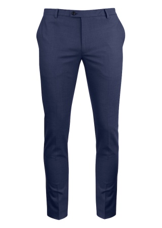 CLASSIC TROUSERS NAVY MELANGE Front