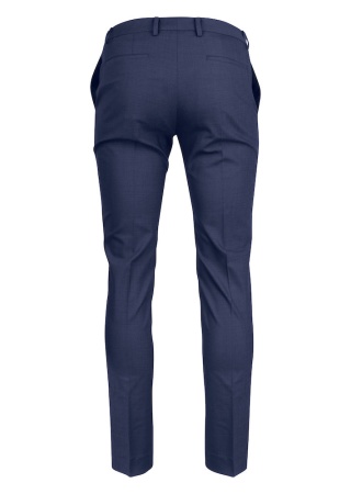 CLASSIC TROUSERS NAVY MELANGE Back