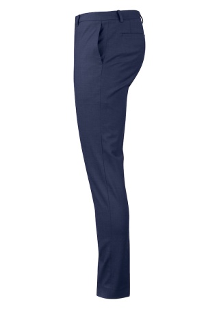 CLASSIC TROUSERS NAVY MELANGE Side