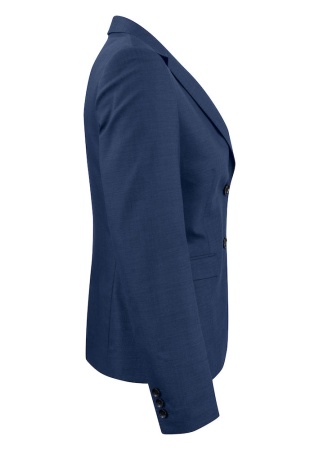 CLASSIC BLAZER 20 WOMAN NAVY MELANGE Side