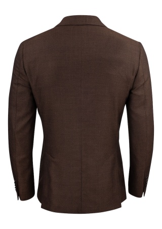 CLUB BLAZER 30 BROWN MELANGE Back