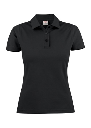 Dámská polokošile SURF POLO Černá Front