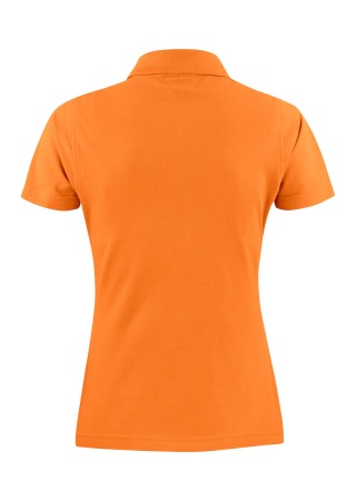 Dámská polokošile SURF POLO Světlá oranžová Back