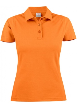 Dámská polokošile SURF POLO Světlá oranžová Front