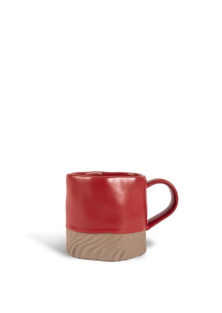 MUG SWIR, RED/BEIGE BYON Front