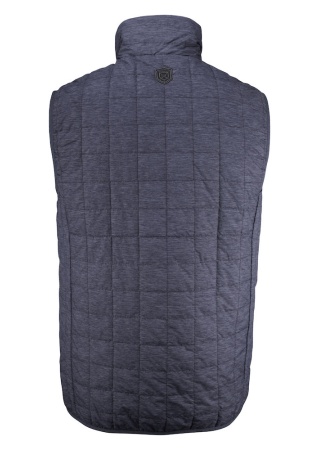 Zateplená vesta RAINIER ANTHRACITE NAVY MELANGE Back