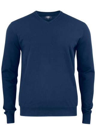 Pletený svetr OAKVILLE V-NECK DARK NAVY Front