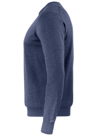 Pletený svetr OAKVILLE CREWNECK NAVY MELANGE Side