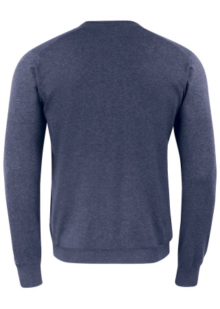 Pletený svetr OAKVILLE CREWNECK NAVY MELANGE Back