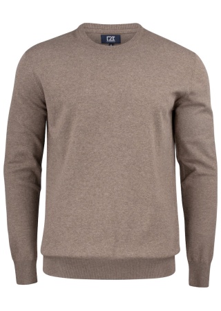 Pletený svetr OAKVILLE CREWNECK NOUGAT MELANGE Front