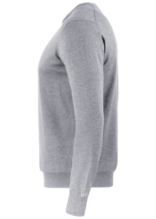 Pletený svetr OAKVILLE CREWNECK GREY MELANGE Side