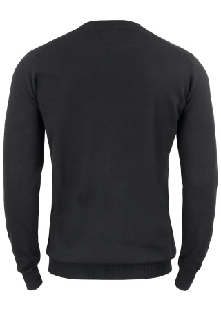 Pletený svetr OAKVILLE CREWNECK BLACK Back