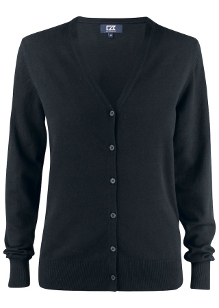 OAKVILLE CARDIGAN WOMAN BLACK Front