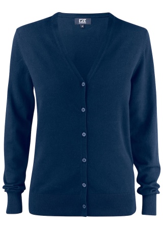 OAKVILLE CARDIGAN WOMAN NavyBlue Front