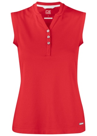 ADVANTAGE SLEEVELESS WOMAN RED Front