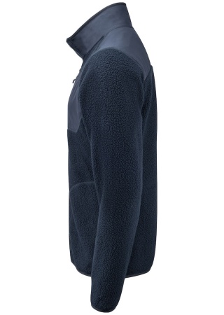 Fleecová mikina CASCADE SHERPA NavyBlue Side