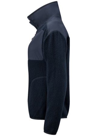 Fleecová dámská mikina CASCADE SHERPA NavyBlue Side