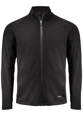 Pohodlná mikina ADAPT FULL ZIP BLACK Front