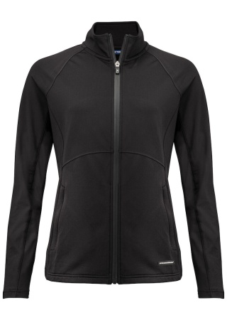 Dámská pohodlná mikina ADAPT FULL ZIP BLACK Front