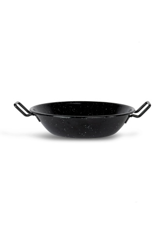 DORIS ENAMEL PAN SMALL, BLACK default 