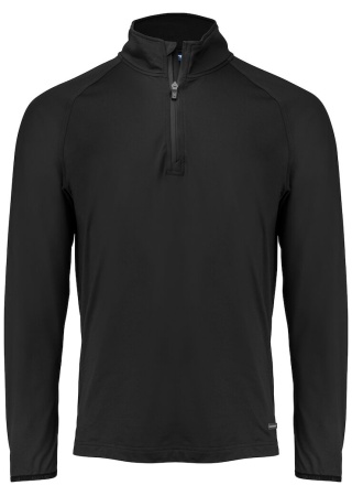 Pohodlná mikina ADAPT HALFZIP BLACK Front