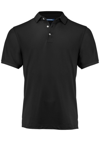 Polokošile VIRTUE ECO SOLID BLACK Front