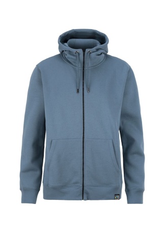 Celopropínací mikina s kapucí KEY FZ HOOD DUSTY BLUE Front