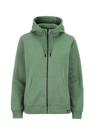 Dámská mikina Cottover KEY FZ HOOD DUSTY GREEN Front