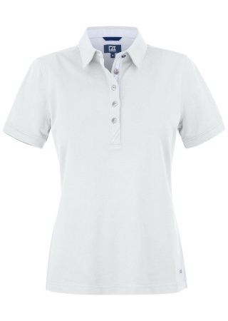 Pohodlné dámské polo ADVANTAGE PREMIUM WHITE Front