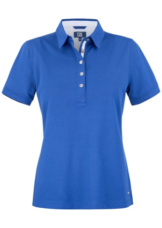 Pohodlné dámské polo ADVANTAGE PREMIUM BLUE Front