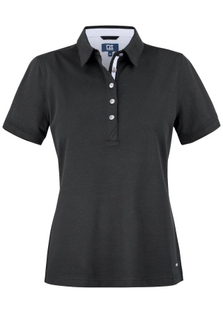 Pohodlné dámské polo ADVANTAGE PREMIUM BLACK Front