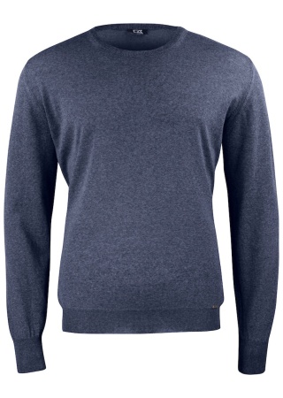 Pohodlný svetr KENNEWICK CREWNECK SEA BLUE MELANGE Front