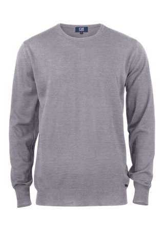 Pohodlný svetr KENNEWICK CREWNECK GREY MELANGE Front