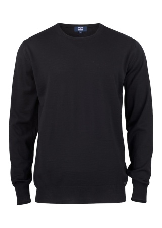 Pohodlný svetr KENNEWICK CREWNECK BLACK Front