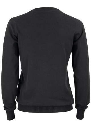 Pletený dámský svetr OAKVILLE CREWNECK BLACK Back