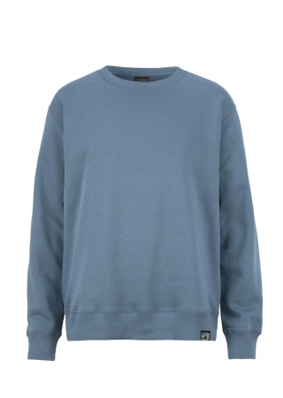 Unisex mikina KEY CREW NECK DUSTY BLUE Front