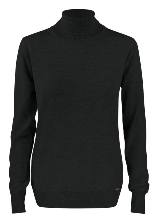 Pohodlný dámský svetr KENNEWICK ROLLERNECK BLACK Front