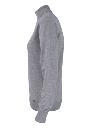 Pohodlný dámský svetr KENNEWICK ROLLERNECK GREY MELANGE Side