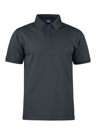 Strečové polo OCEANSIDE BLACK Front