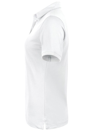 OCEANSIDE STRETCH POLO WOMAN WHITE Side