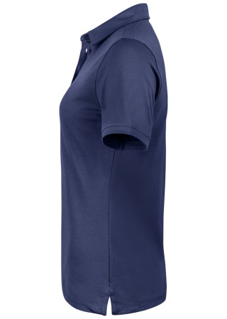 OCEANSIDE STRETCH POLO WOMAN NavyBlue Side